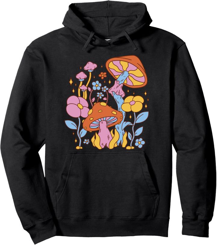 Pilze und Blumen Pilze Blume Natur Pilze Pflanze Pullover Hoodie