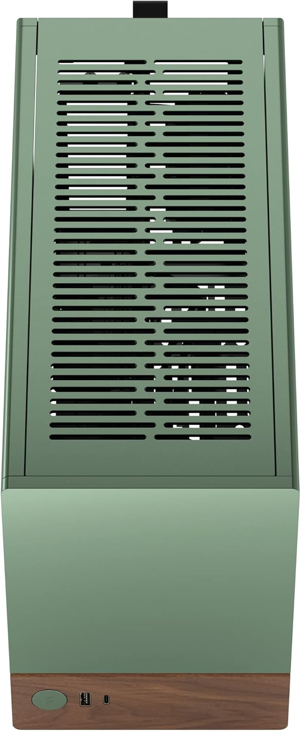 Fractal Design Terra Jade - Wood Walnut Front Panel - Small Form Factor - mITX Gaming case – PCIe 4.
