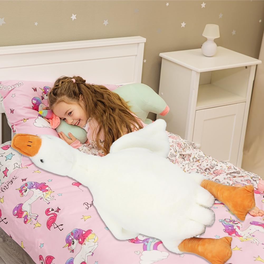 Schwan Stofftier, Gans Plüsch Stuffed Toy Riesige Plüschtiere Ente Puppe Weiches Kuscheltier Schlafk