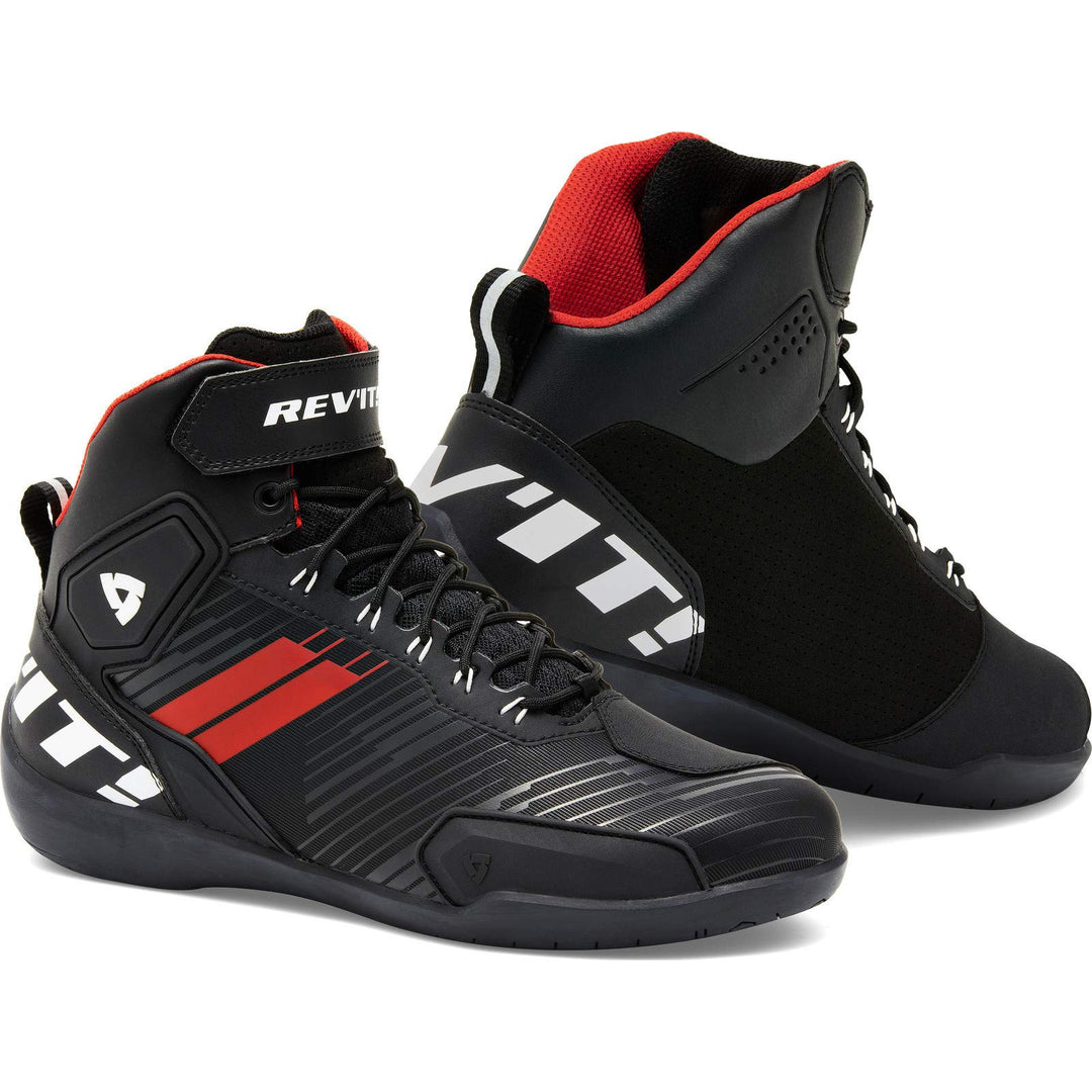 Revit G-Force Motorradschuhe (Black/Red/White,47)
