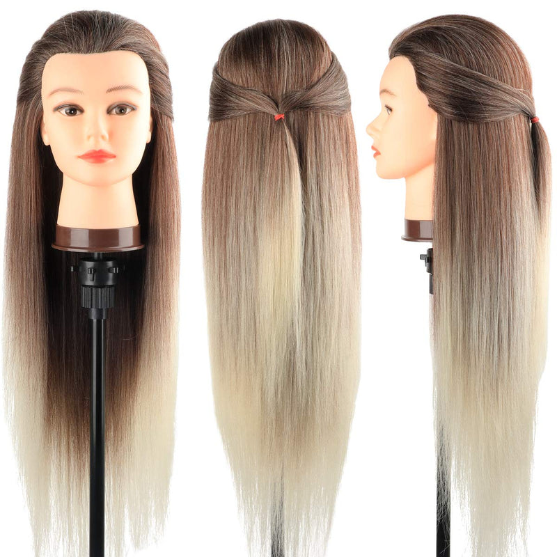 Trainingsköpfe 100% von dem Hochtemperaturfaser Haar Hairdressing Cosmetology Mannequin Frisierkopf