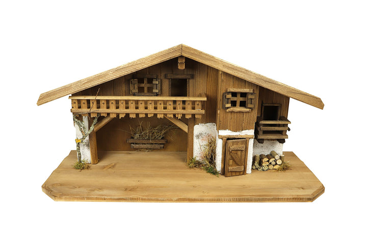 Woidwerk Manufaktur Weihnachtskrippe Krippe Krippenstall (W29) Weihnachten Weihnachtskrippen Krippen