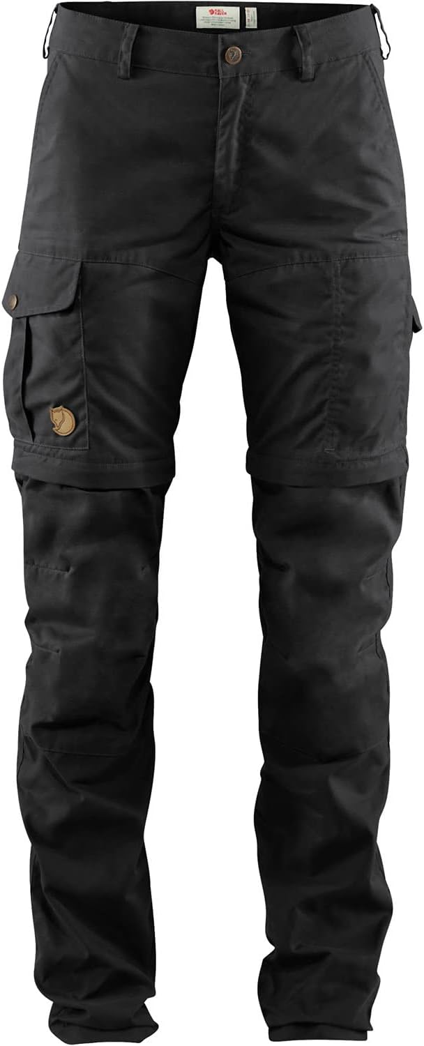 FJALLRAVEN Damen Karla Pro Zip-Off Trousers W Hose, Dunkelgrau (40), 44