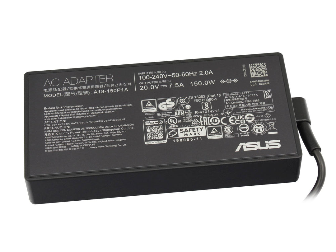 Asus TUF FX705DY Original Netzteil 150 Watt eckige Bauform