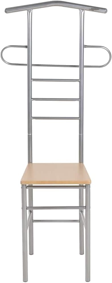 vidaXL 2X Herrendiener Stuhl Kleiderständer Stummer Diener Buche Stühle Kleiderablage