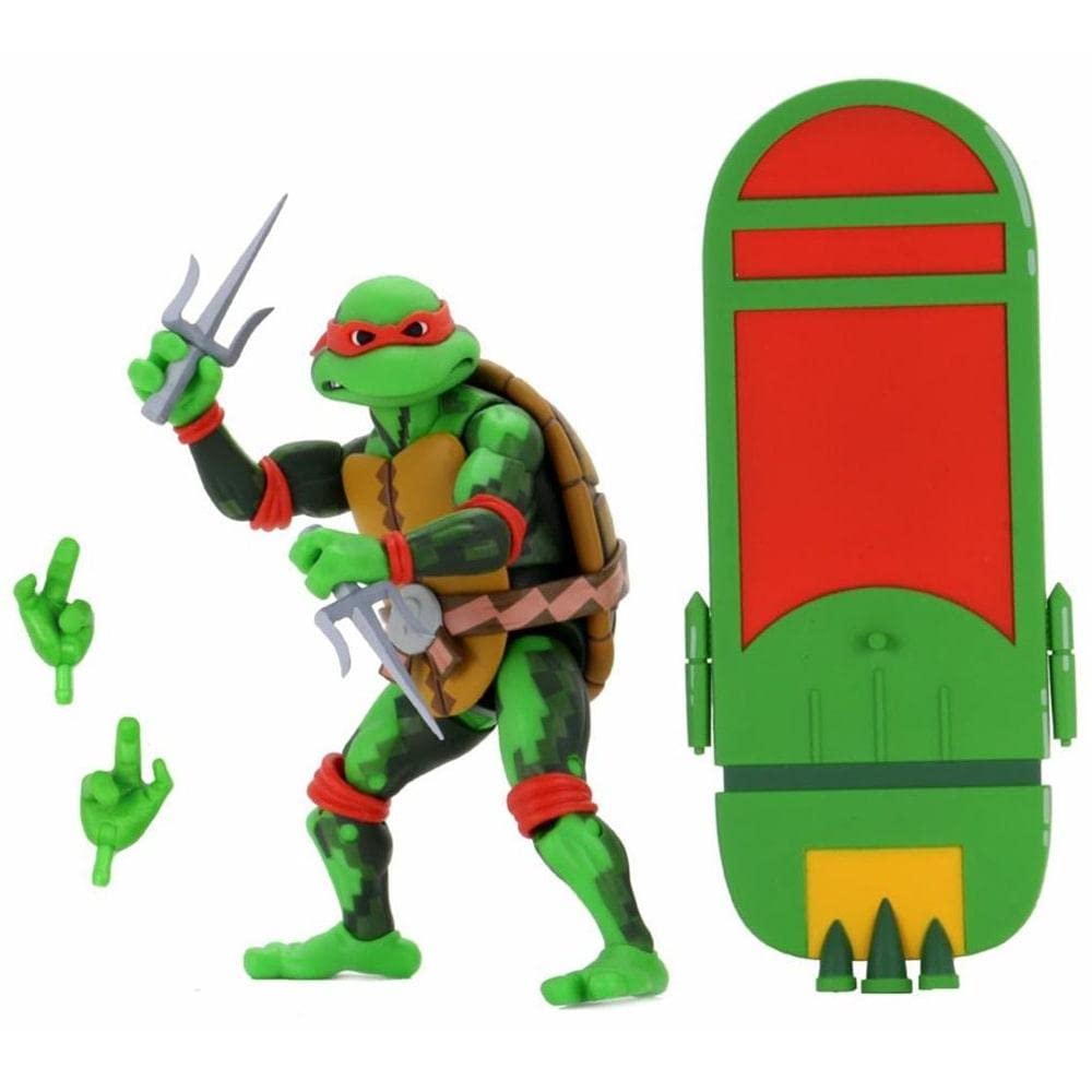 NECA TMNT Raphael Turtles In Time 7 Inch Scale Action Figure