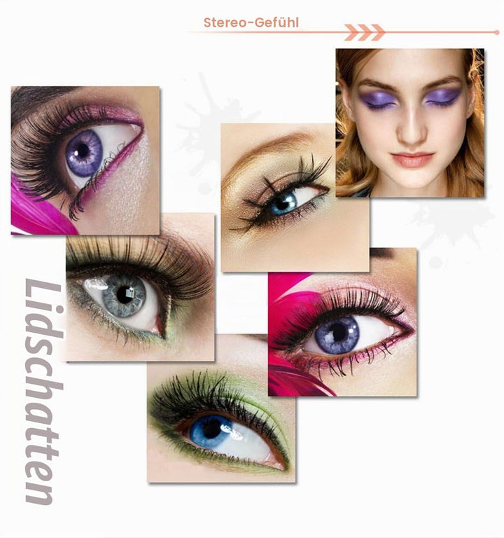 JasCherry 180 Farben Matt und Schimmern Lidschatten Makeup Paletten mit Blush Rouge, Brauenpuder, Ko