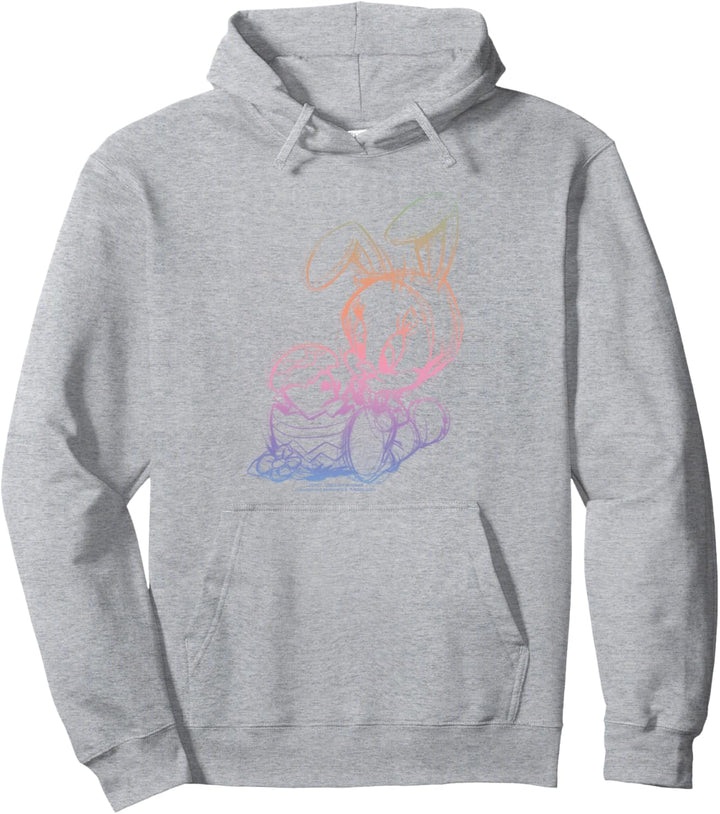 Looney Tunes Tweety Pie Easter Egg Sketch Pullover Hoodie