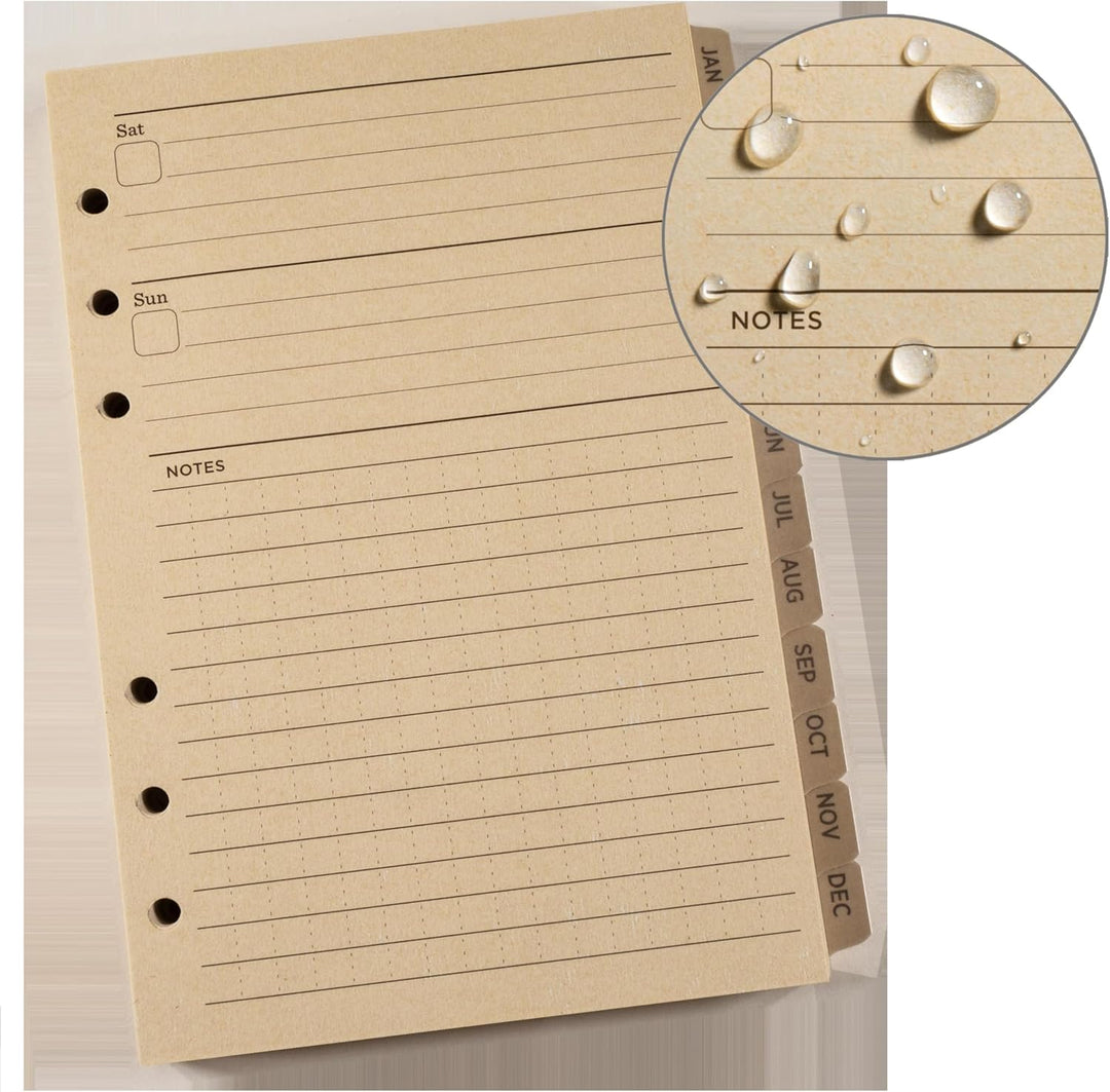Rite In The Rain Wetterfestes Wochenkalender-Set, 12,7 x 17,8 cm, hellbraun, 65 Wochen (Nr. 9260W) 4