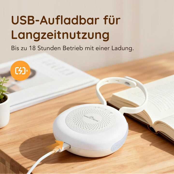 Easy@Home Mini-Gerät mit weissem Rauschen, für Babys, Erwachsene, Kinder, Schlaf, 30 beruhigende Ger