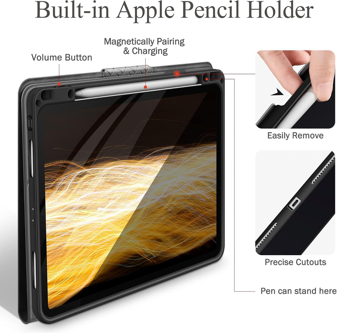 AUAUA Hülle für iPad Pro 12.9 Zoll 2022 (6. Generation)/2021 (5.Gen) / 2020 (4.Gen) / 2018 (3. Gen)