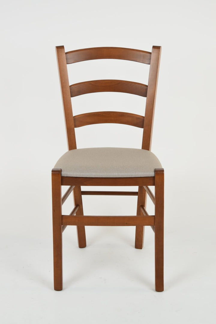 t m c s Tommychairs - Stuhl Venice für Küche und Esszimmer, Struktur aus lackiertem Buchenholz Farbt
