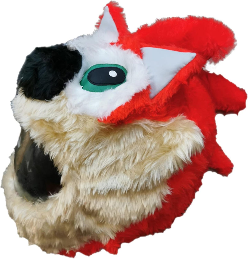 FunnyRiders Stoff-Cover für Motorradhelm - Lustiger Helm-Überzug, toller Hingucker - Zubehör für Mot