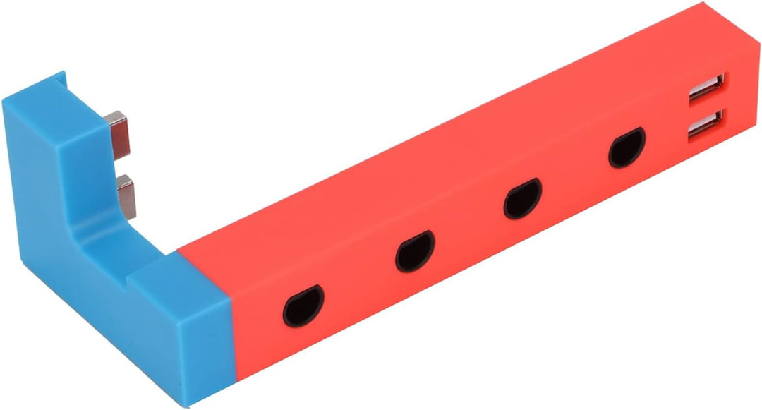 Kabelgebundener Controller-Adapter für, Tragbarer 4-Port-Adapter mit 2 USB-Anschlüssen, Professionel