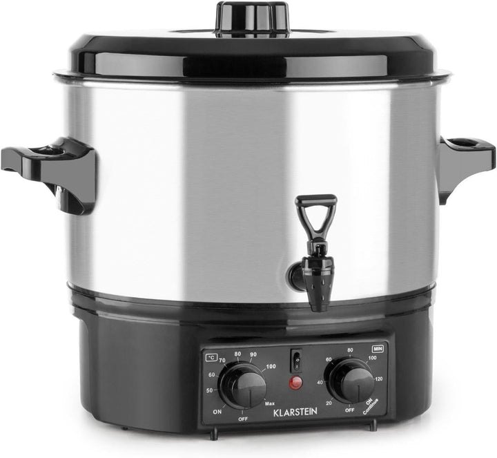 Klarstein Biggie Small - Einkochautomat, Einkochtopf, Einwecktopf, Glühweinautomat, elektrisch, 16L
