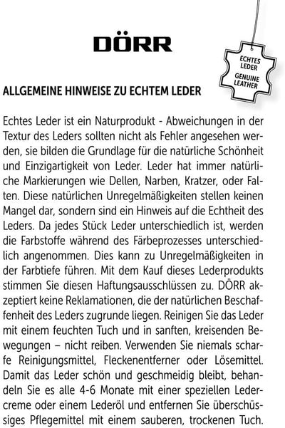 DÖRR Leder Tasche Kapstadt small, hochwertige Umhängetasche aus echtem Leder, schick und zeitlos ele