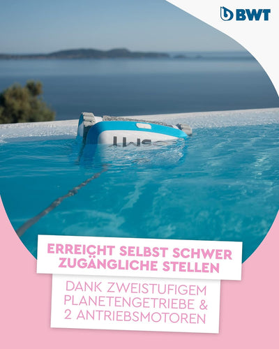 BWT Poolroboter Cosmy 200 | Besonders Leicht & Kompakt | Für Pools Mit Einer Länge Bis Zu 10 m | Zuv