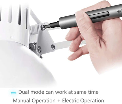 Wowstick 1F Pro 69 in 1 Akkuschrauber, Dual-Modus Akku-Lithium-Ionen-Ladegerät LED-Power-Schraubendr