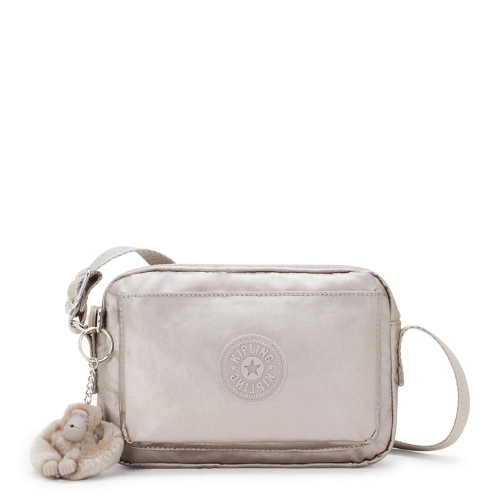 Kipling Women's Abanu Crossbody, Silver (Metallic Glow), 20x13.5x7.5 Centimeters (B x H x T), Metall