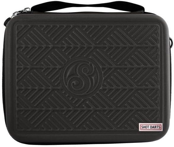 Shot! Mega Tactical Darts Case Schwarz, Schwarz