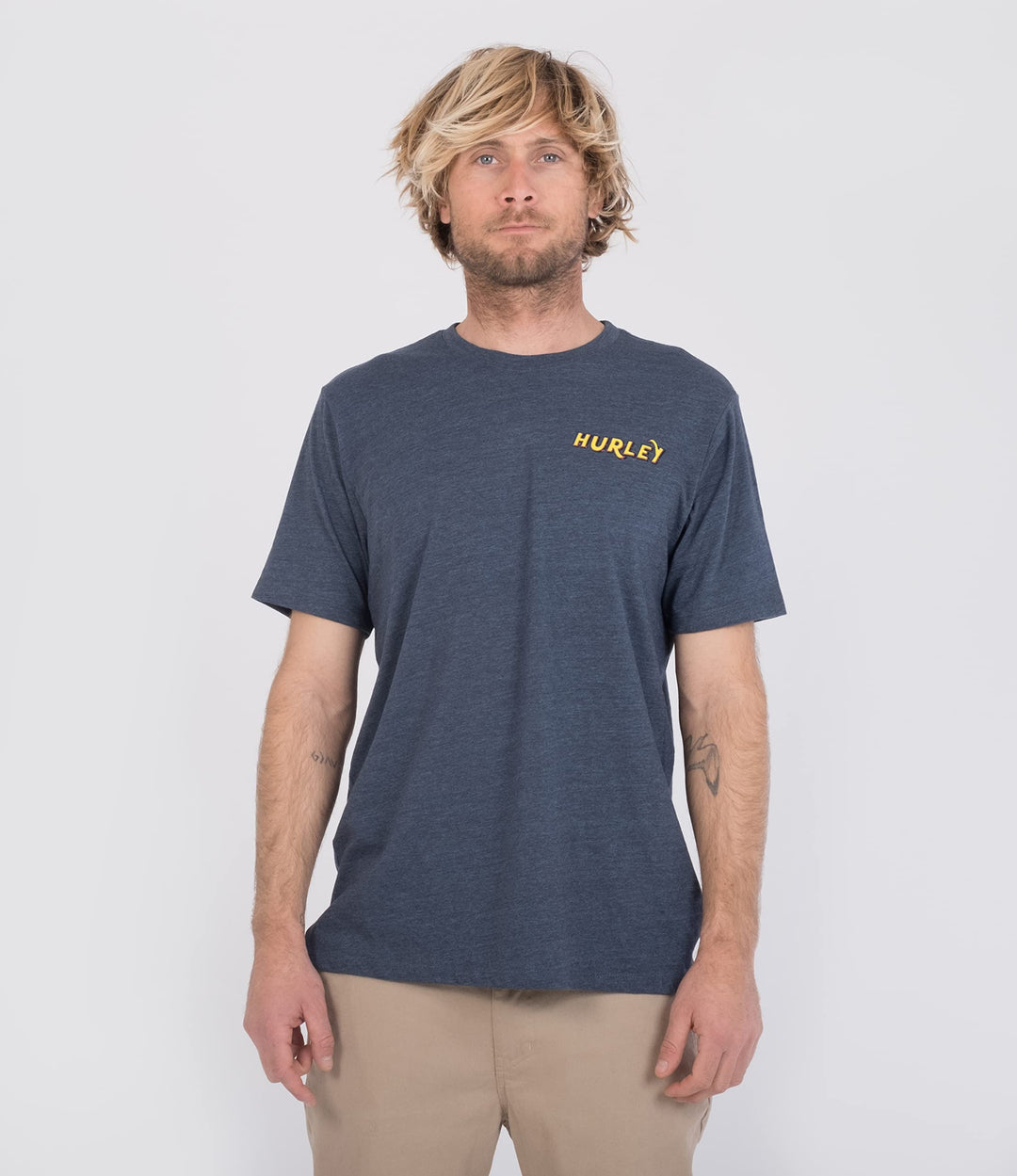 Hurley Herren Evd Pacific Retro Ss Tee T-Shirt S Blau (Blue Gaze), S Blau (Blue Gaze)
