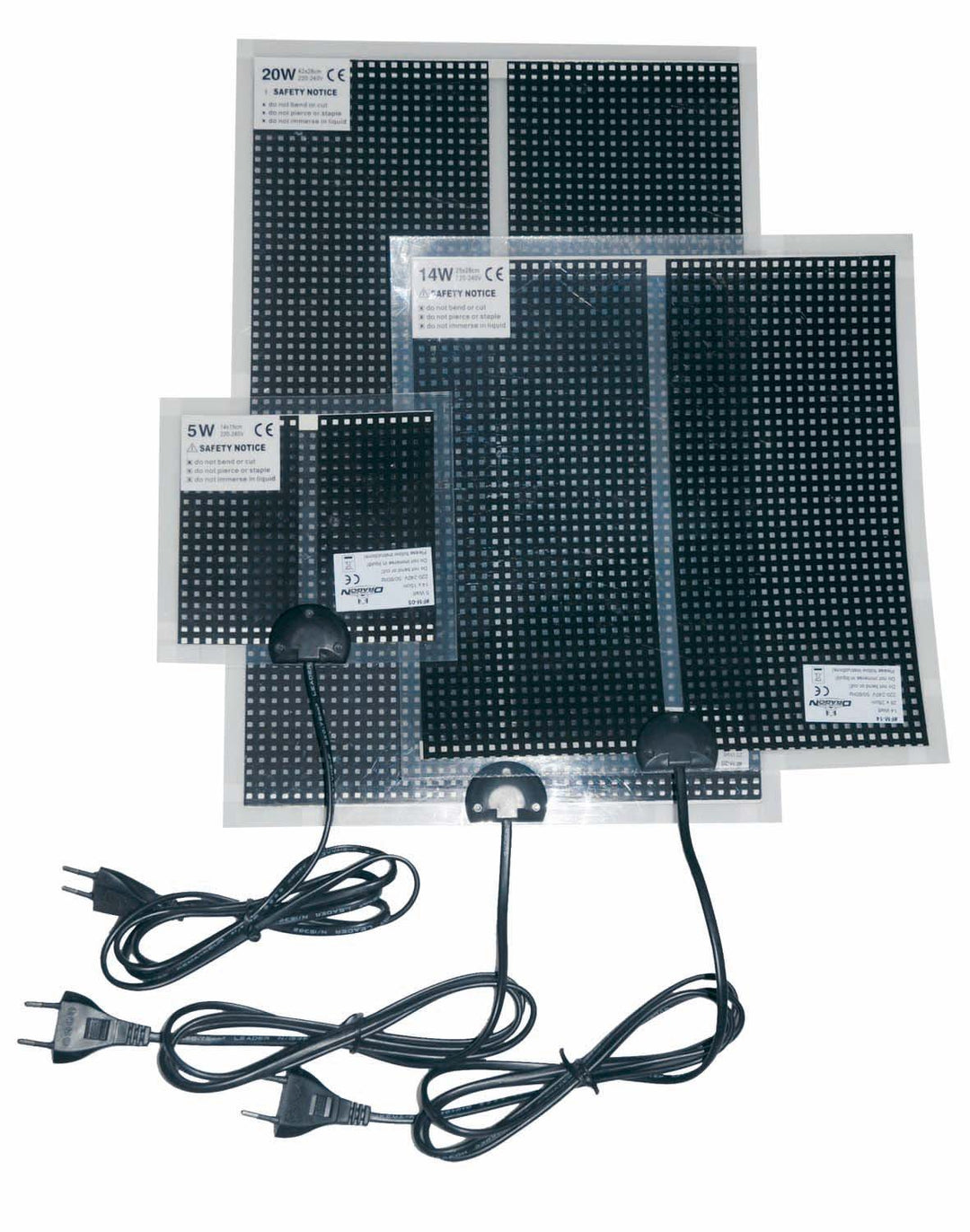 Heizmatte ultraflach 20w - 28x42cm