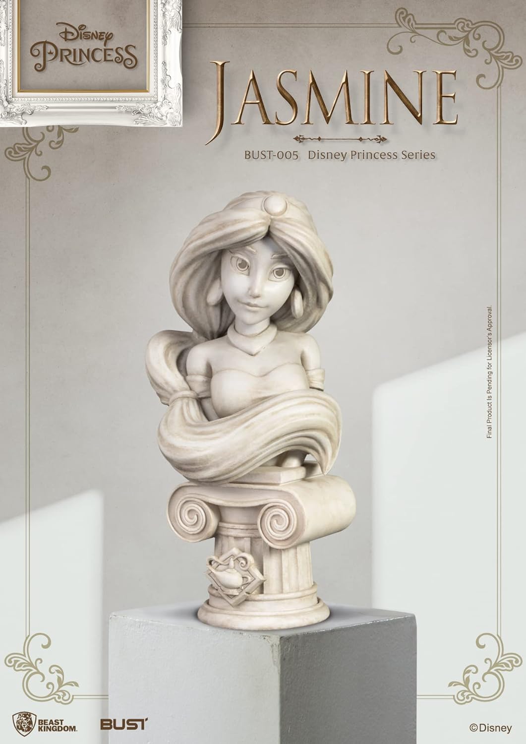 Beast Kingdom - Disney Princess Serie Bust-005 Jasmin PVC Büste