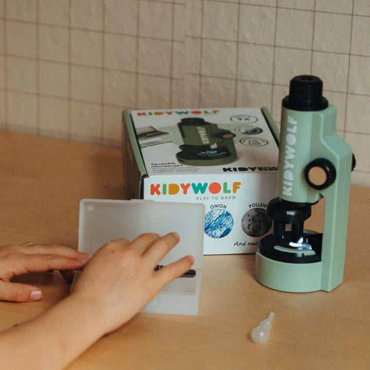 Kidymicroscope ? grünes tragbares Mikroskop