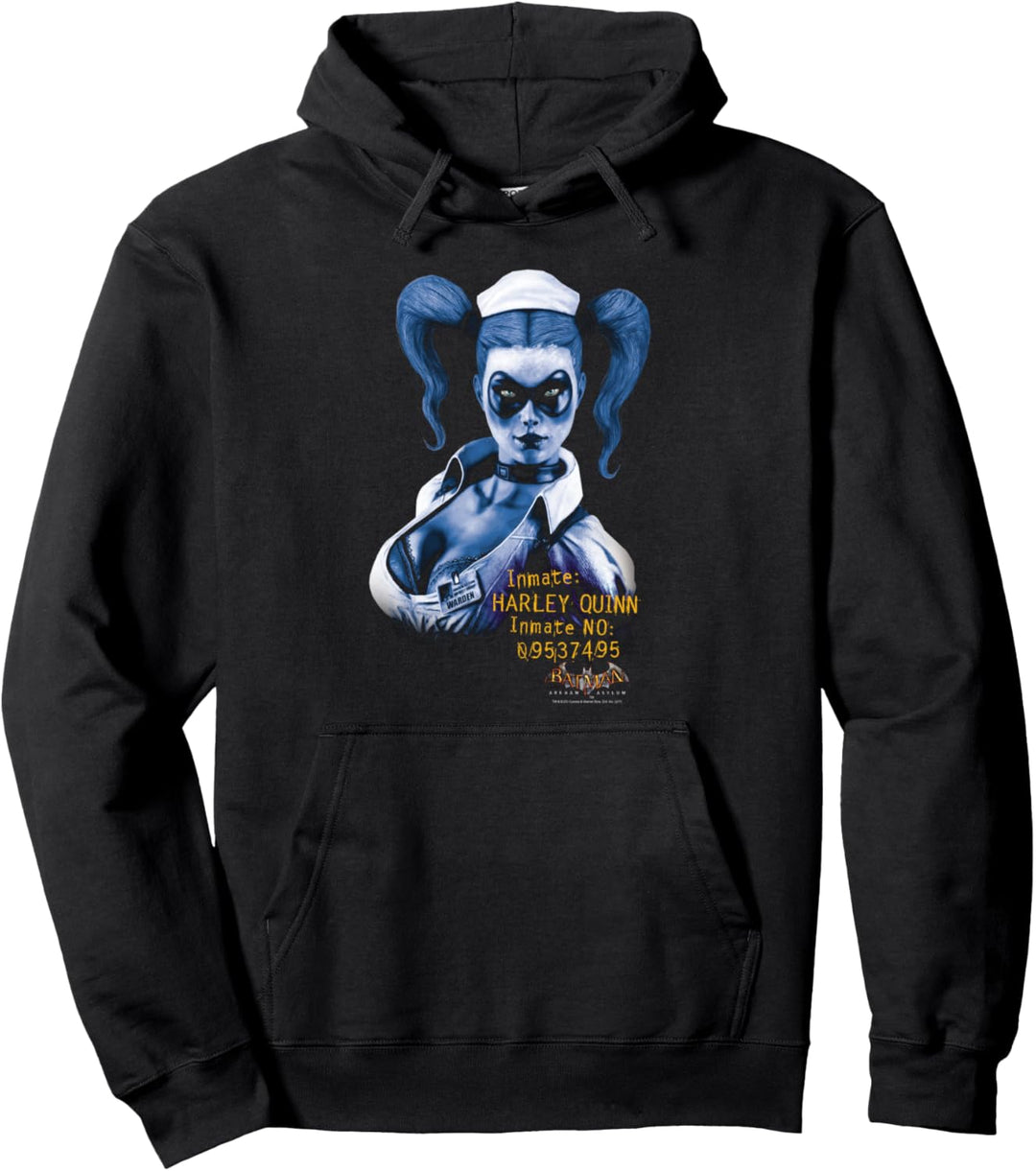 Batman: Arkham Asylum Harley Quinn Pullover Hoodie