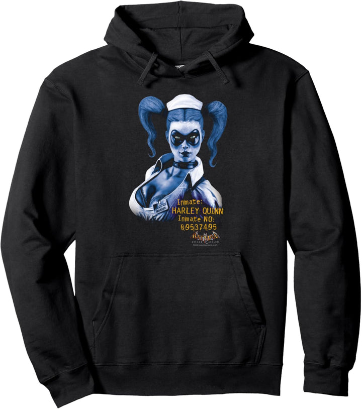 Batman: Arkham Asylum Harley Quinn Pullover Hoodie
