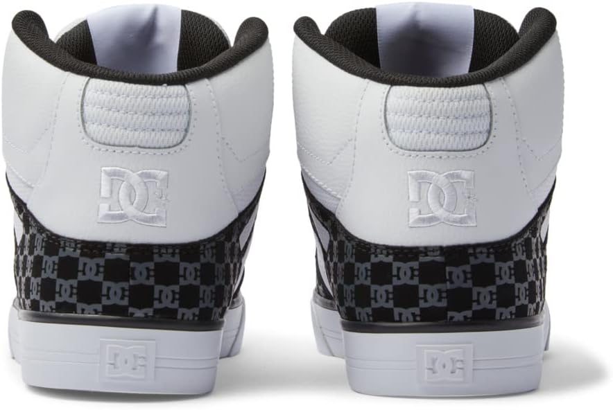 DC Shoes Herren Pure High-top WcSneaker 43 EU Black White Monogram, 43 EU Black White Monogram