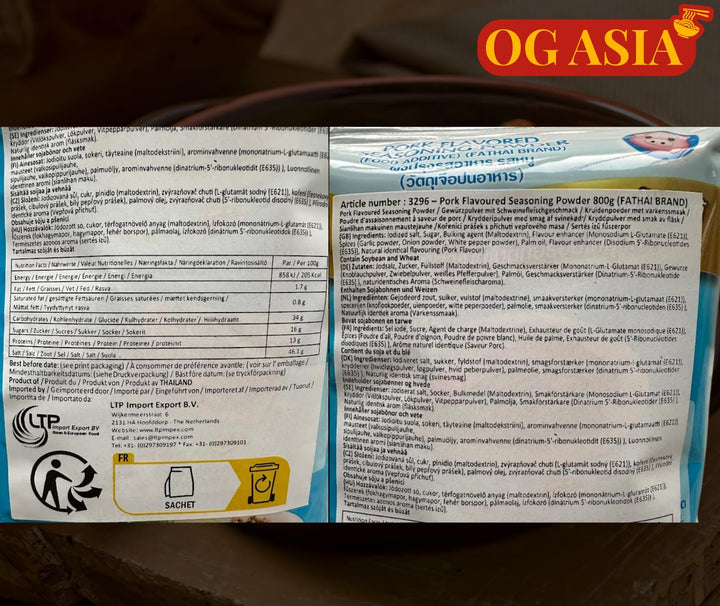 FA THAI Schweinefleisch Gewürz Pulver – Umami Note – Thailand – OG ASIA – 800g