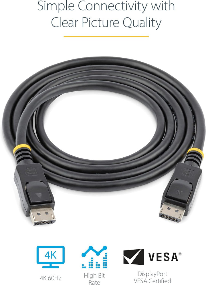 StarTech.com 2m DisplayPort 1.2 Kabel - 4K x 2K Ultra HD VESA zertifiziertes DisplayPort Kabel - DP