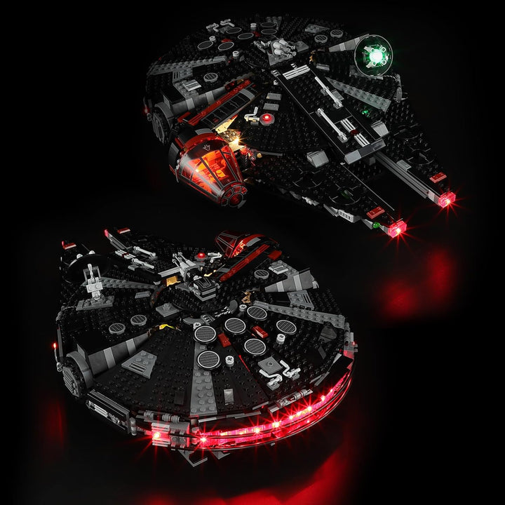 BRIKSMAX Led Licht für Lego Halcón Oscuro 75389 - Compatible with Lego Star Wars Bausteinen Modell -