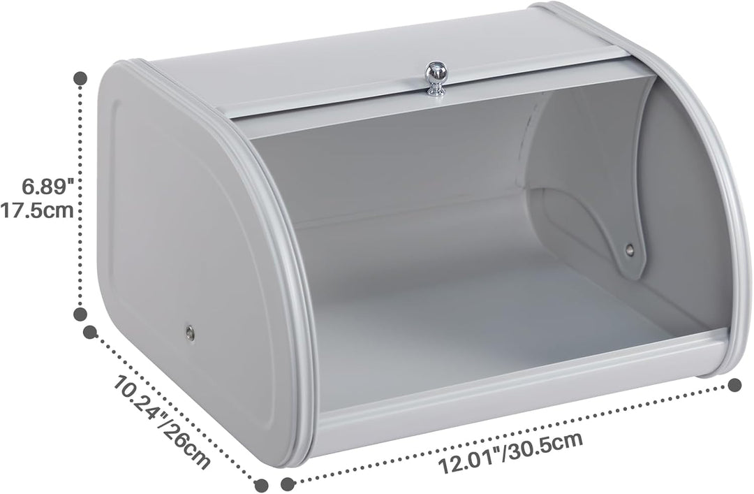 HollyHOME Brotkasten Brotaufbewahrungsbox, Metall-Brotkästen für die Küche, Brotaufbewahrungsbehälte
