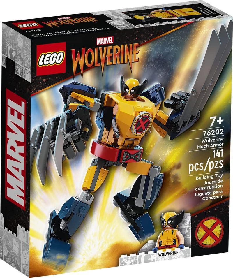 Lego Marvel Avengers Set - Black Panther Mech 76204 + Wolverine Mech 76202