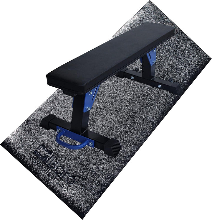 Lisaro Bodenschutzmatte | Unterbodenschutzmatte | Unterlegmatte für Fitnessgeräte | 200x100x0,4 cm