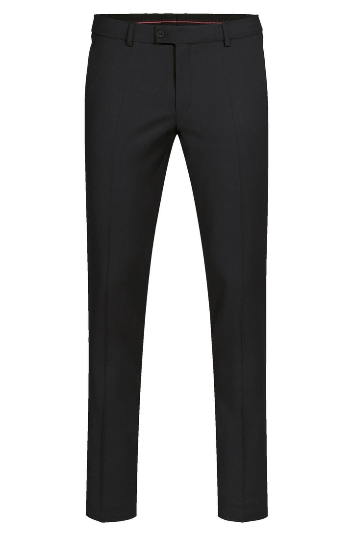Greiff Grösse 48 Corporate Wear Modern Herren Hose Slim Fit Schwarz Modell 1327