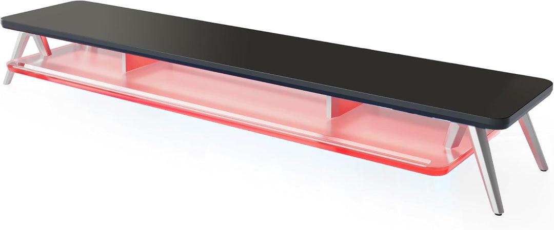 Fenge Monitorständer Riser mit Acrylablage und App-Steuerung LED Lights 108cm Grosser Computerstände
