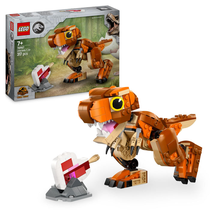 LEGO Jurassic World Little Eatie: T.Rex, Bauspielzeug für Jungen und Mädchen ab 7 Jahren, Bauset mit