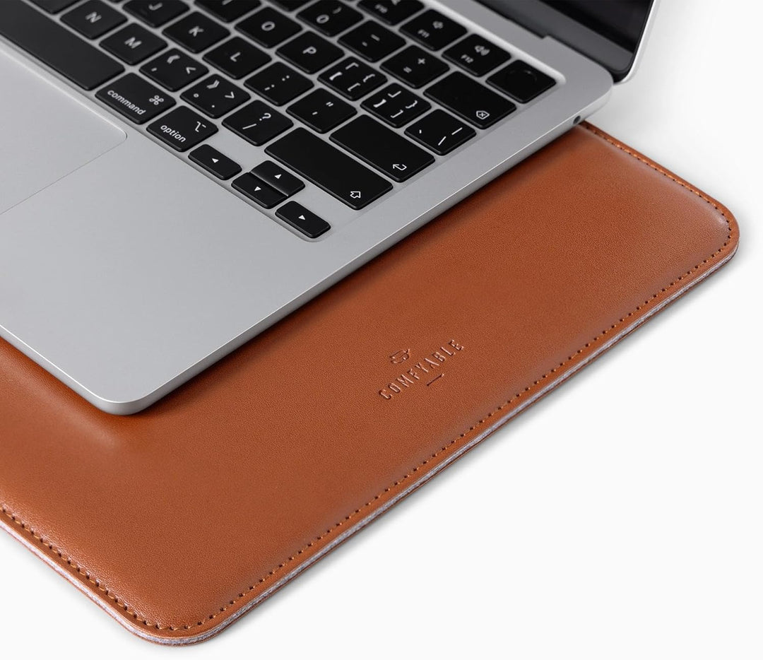 Comfyable Laptophülle 13 Zoll Laptop Hülle Tasche Schutzhülle Leder Laptoptasche Sleeve Kompatibel m