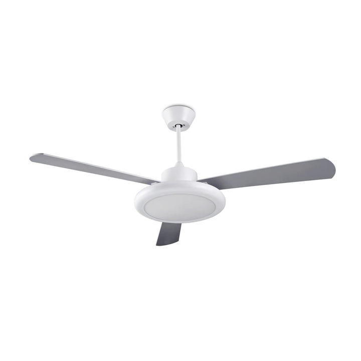 LEDs- C4 30-5676-CF-M1-Ventilatore bahia 1 2 gx13 x 55 W, colore: bianco lucido