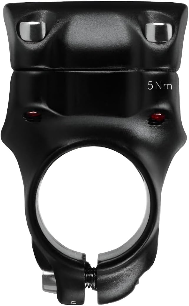BESNIN Fahrrad Vorbau Downhill Fahrrad Lenker vorbau Fahrrad Schaft aus 31,8 * 35/45 mm 0 Grad rot/w