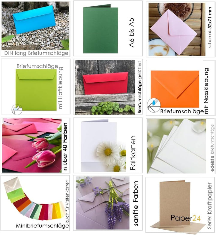 1000 Briefumschläge B6 – (125 x 176 mm), 120g Papier – perfekt für besondere Anlässe in Elfenbein Be