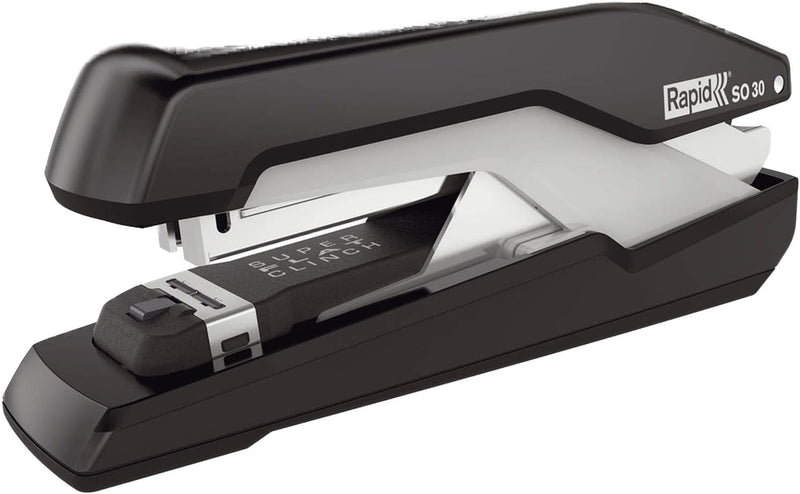 Rapid 5000546 Tacker Super Flachheftgerät (30 Blatt, Mühelos, Omnipress, Hochwertiges Ergonomisches