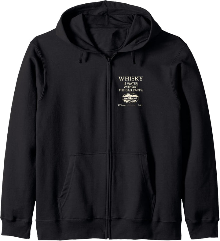 Whisky Is Water Without The Bad Parts Original Whisky Kapuzenjacke