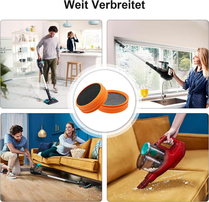 5 Stück FC8009/01 Filter für Philips Akkusauger SpeedPro & SpeedPro Aqua – Kompatibel mit FC6721, FC