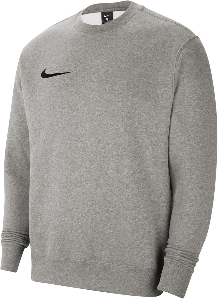 Nike Men's M Nk FLC Park20 Crew Sweatshirt Dark Grey Heather/Black XL Einfarbig, Dark Grey Heather/B