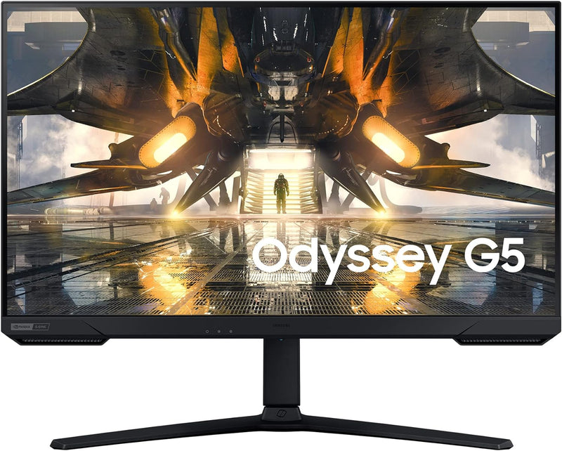 Samsung Odyssey G5A Gaming Monitor LS32AG520PUXEN, 32 Zoll, WQHD-Auflösung, 1440p, AMD FreeSync Prem