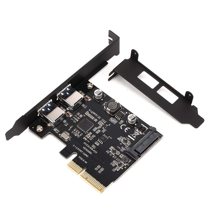 USB3.1 Erweiterungskarte für ASMedia ASM3142, 10 Gbit/S Type-C + Type-A Desktop Erweiterungskarte, A